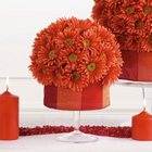Small Orange Gerbera Sphere Arrangement from Olney's Flowers of Rome in Rome, NY