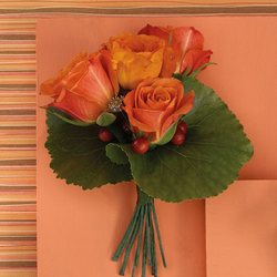 Orange Rose Corsage from Olney's Flowers of Rome in Rome, NY