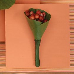 Peach Hypericum Boutonniere from Olney's Flowers of Rome in Rome, NY
