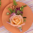 Peach Rose Corsage from Olney's Flowers of Rome in Rome, NY