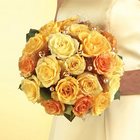 Yellow & Orange Rose Bridesmaid Bouquet from Olney's Flowers of Rome in Rome, NY