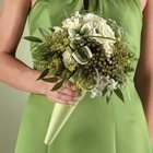 Mixed Green Bridesmaid Bouquet from Olney's Flowers of Rome in Rome, NY