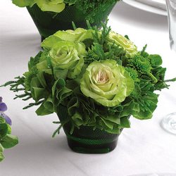 Green Reception Centerpiece from Olney's Flowers of Rome in Rome, NY