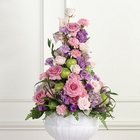 Mixed Flower & Apple Pedestal Arrangement from Olney's Flowers of Rome in Rome, NY