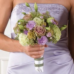 Mixed Bridesmaid Bouquet from Olney's Flowers of Rome in Rome, NY