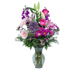 Inspired by You-Pinks & Purples from Olney's Flowers of Rome in Rome, NY