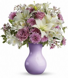 Teleflora's Starlight Serenade Bouquet - Lavender & White Va from Olney's Flowers of Rome in Rome, NY