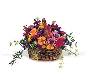 Garden Gathering Basket from Olney's Flowers of Rome in Rome, NY