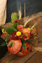 Harvest Pumpkin from Olney's Flowers of Rome in Rome, NY